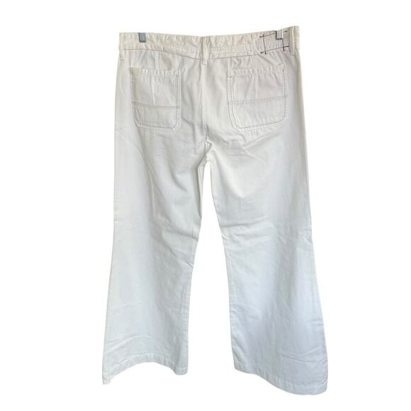 anthropologie The Colette Cropped Wide-Leg Corduroy Pants 31 Boho Fishingcore - Picture 3 of 14